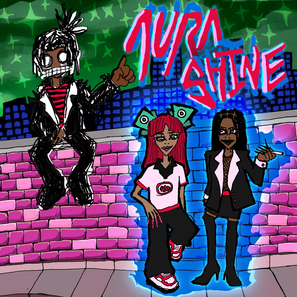 Album cover art for "Aura Shine" by Sybyr