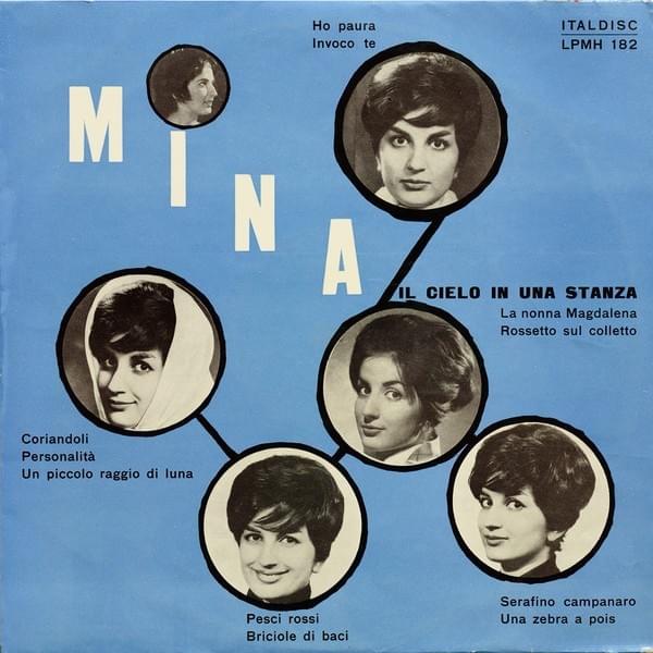Album cover art for "Coriandoli" by Mina