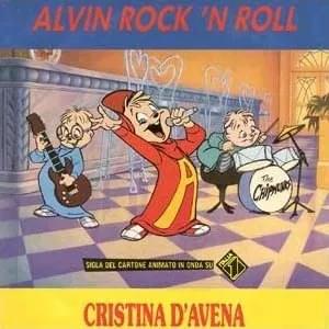 Album cover art for "Alvin Rock’n’Roll" by Cristina D’Avena