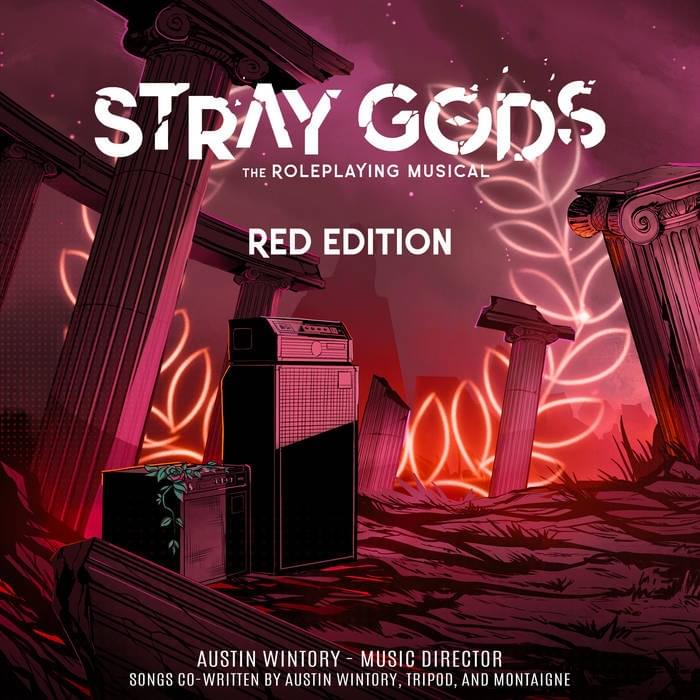 Album cover art for "Challenging a Queen - Red Edition" by Austin Wintory & Laura Bailey & Mary Elizabeth McGlynn