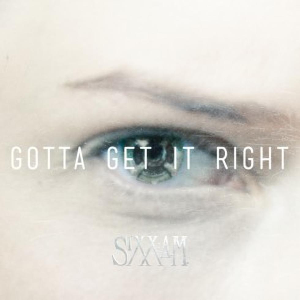Album cover art for "Gotta Get It Right" by Sixx:A.M.