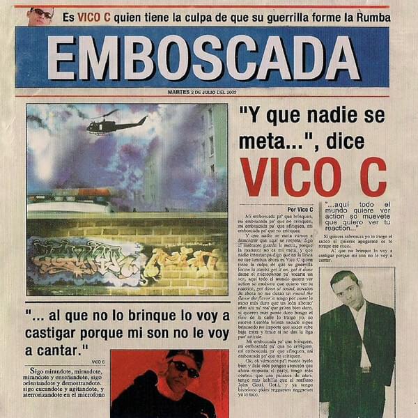 Album cover art for "Emboscada" by Vico C