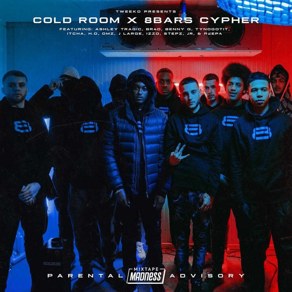 Album cover art for "Cold Room X 8Bar Cypher" by Nino Uptown