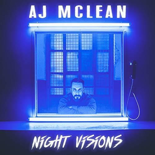 Album cover art for "Night Visions" by A.J. McLean