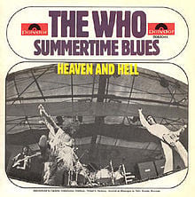 Album cover art for "Summertime Blues" by The Who