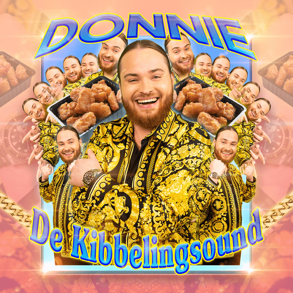 Album cover art for "Borrelplank" by Donnie
