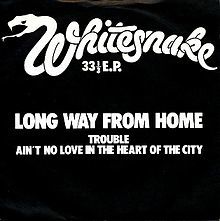 Album cover art for "Long Way from Home" by Whitesnake