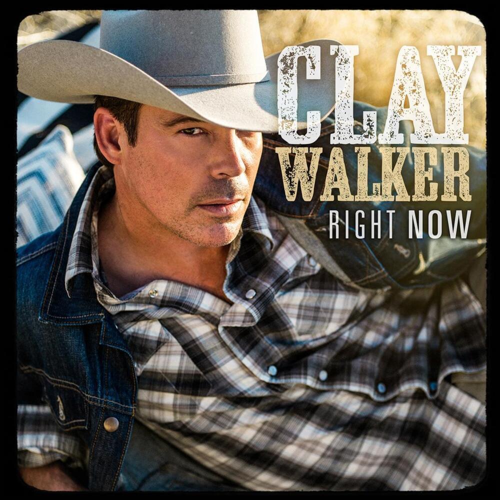 Album cover art for "Right Now" by Clay Walker