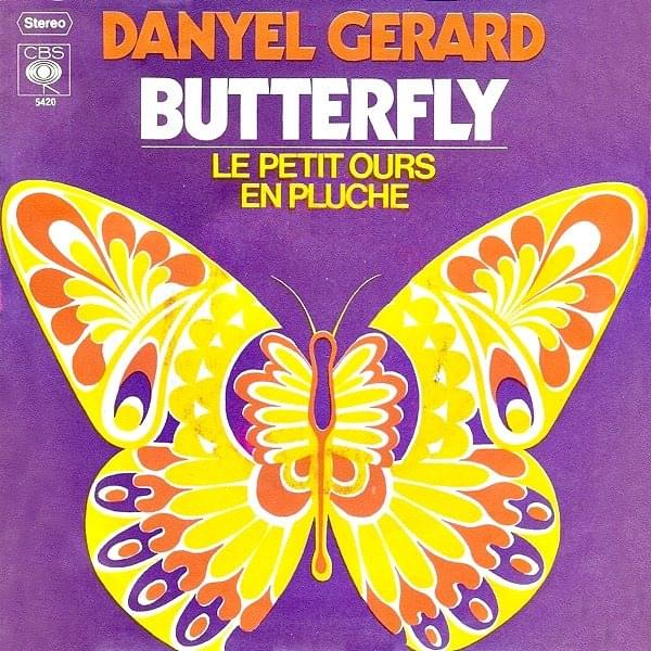 Album cover art for "Butterfly" by Danyel Gérard