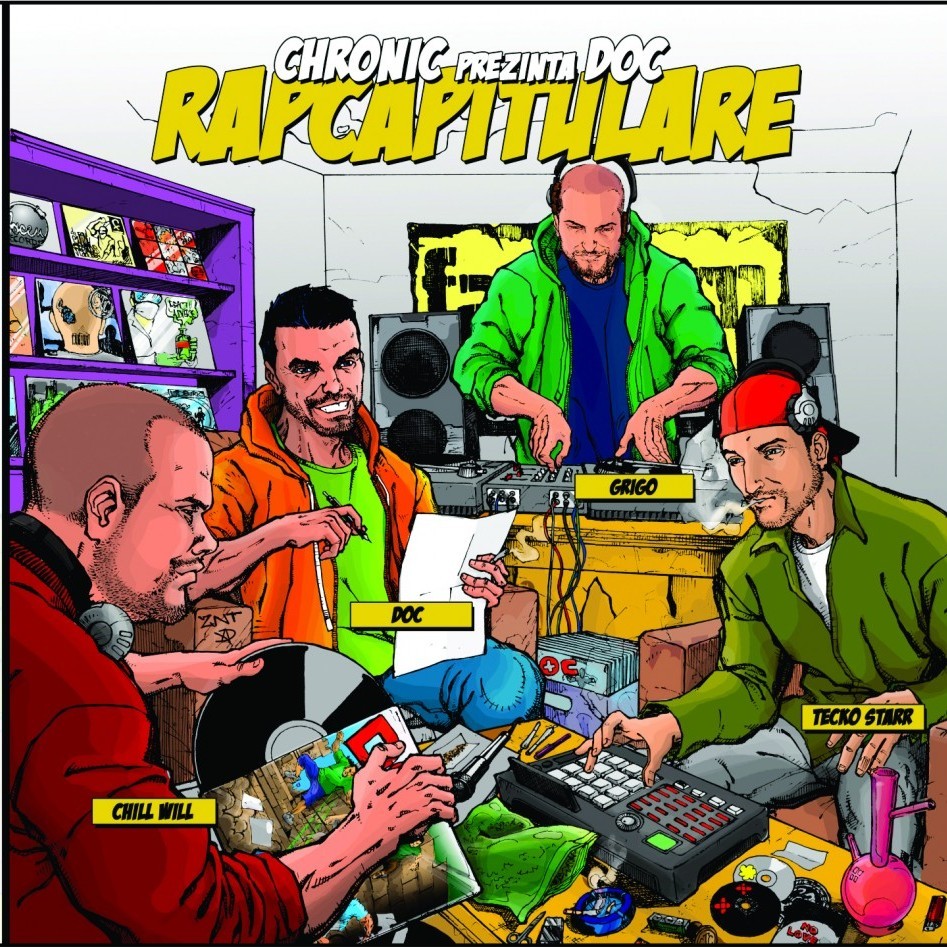 Album cover art for "Garda spartă" by DOC
