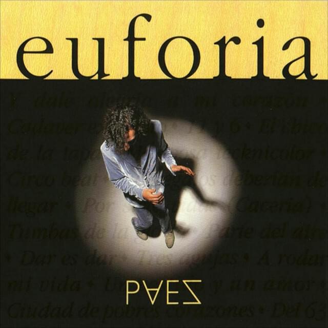 Album cover art for "Dar es dar" by Fito Páez