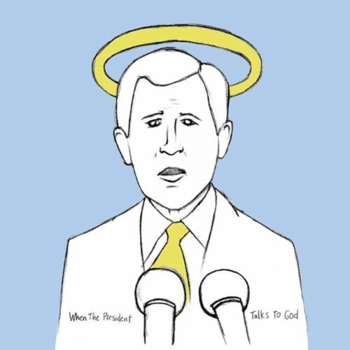 Album cover art for "When the President Talks to God" by Bright Eyes