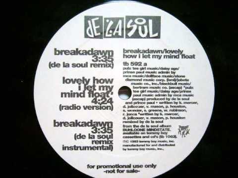 Album cover art for "Lovely How I Let My Mind Float" by De La Soul & Biz Markie