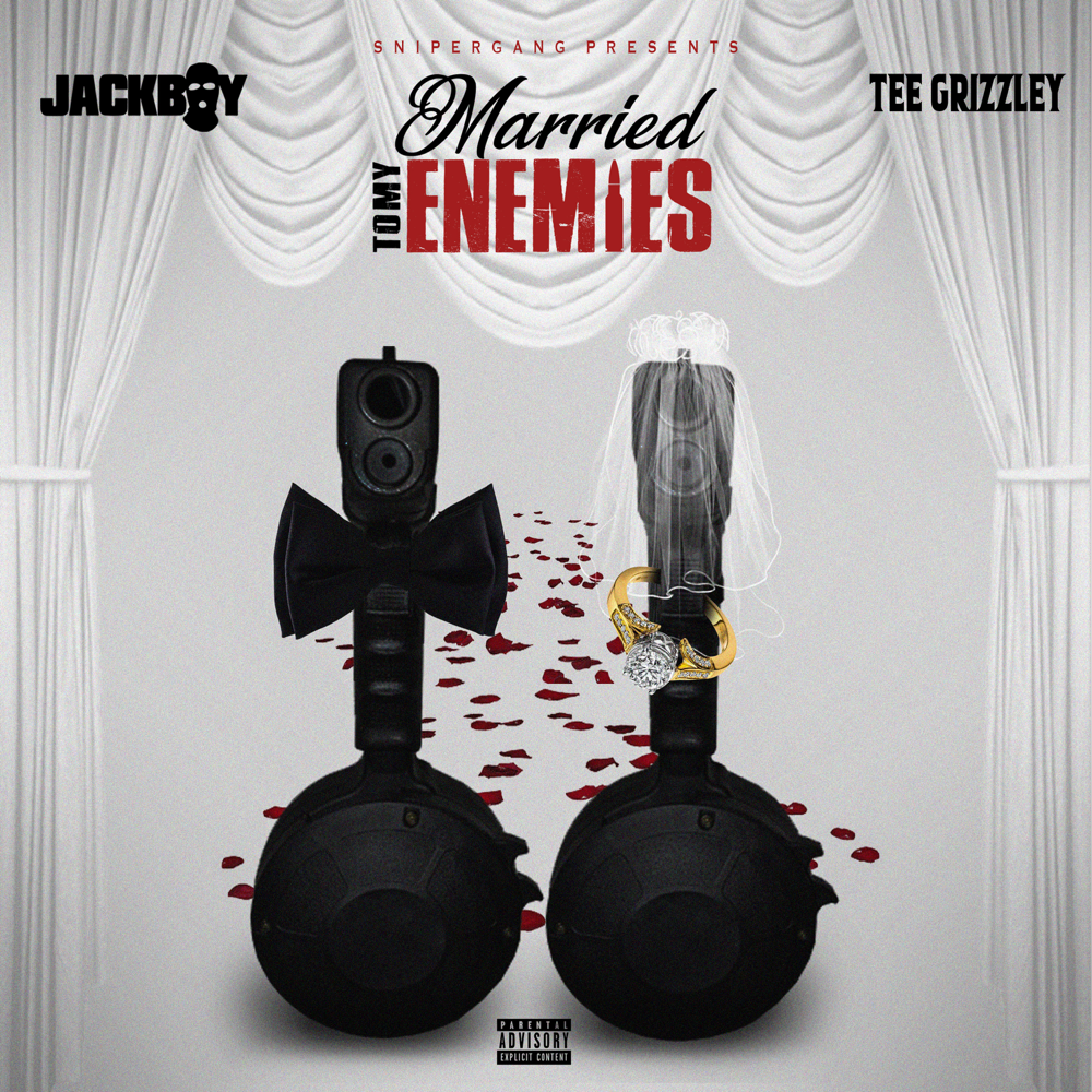 Album cover art for "Married to My Enemies" by Jackboy