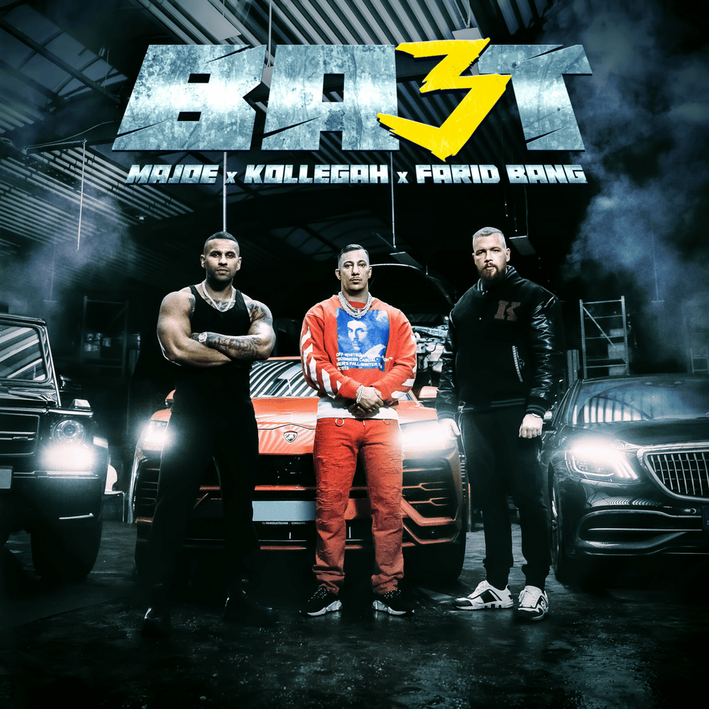 Album cover art for "BA3T" by Majoe