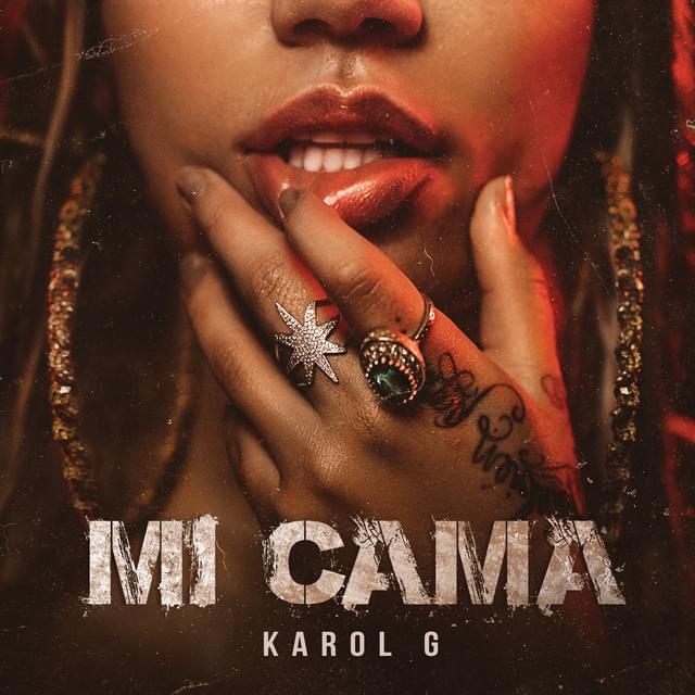 Album cover art for "Mi Cama" by KAROL G