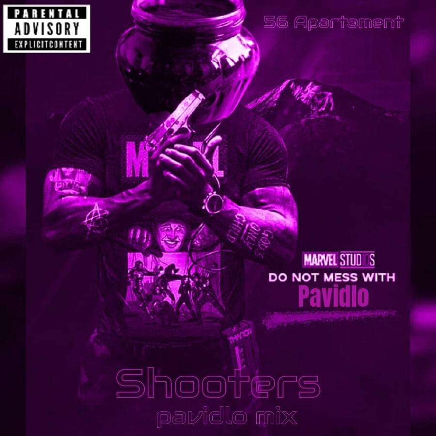 Album cover art for "Shooters (Pavidlo Mix)" by 56 Apartament & Matemathik & Lil Azamat & DJ Thanos