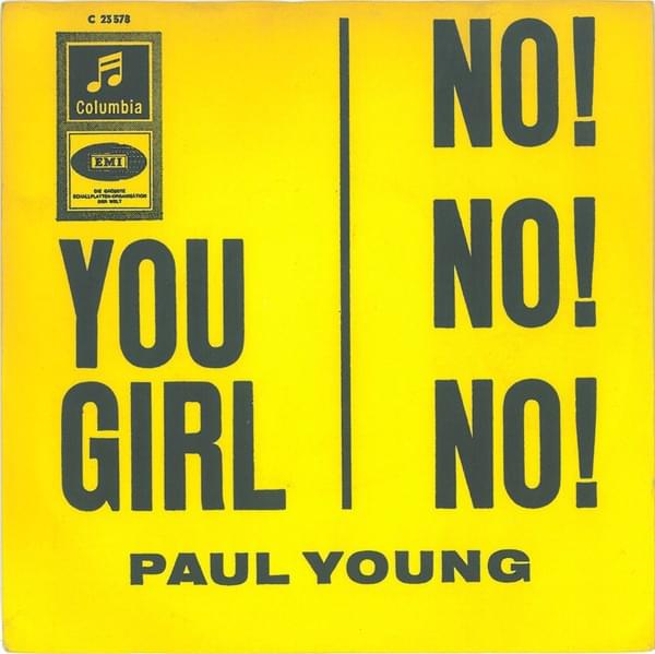 Album cover art for "No! No! No!" by Paul Young (Manchester)