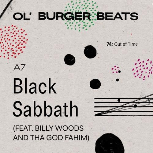 Album cover art for "Black Sabbath" by Ol’ Burger Beats & billy woods & Tha God Fahim