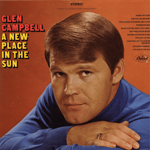 Album cover art for "Freeborn Man" by Glen Campbell