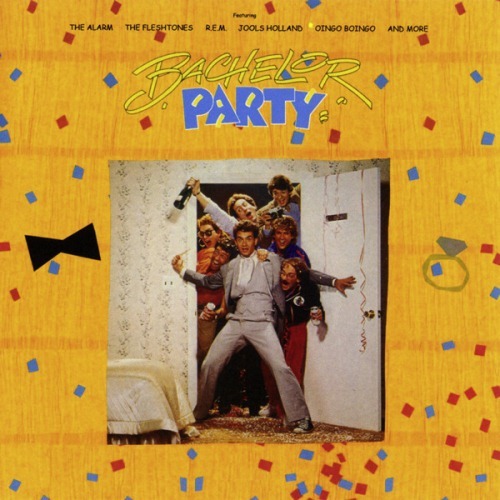 Album cover art for "Bachelor Party" by Oingo Boingo