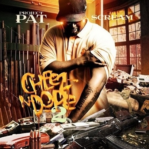 Album cover art for "Getting Cash" by Project Pat & Juicy J