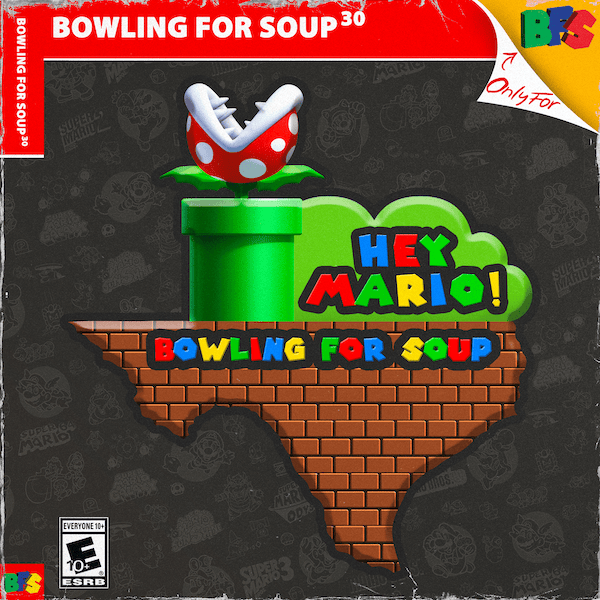 Album cover art for "Hey Mario" by Bowling for Soup