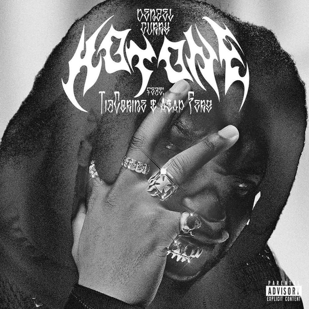 Album cover art for "HOT ONE" by Denzel Curry
