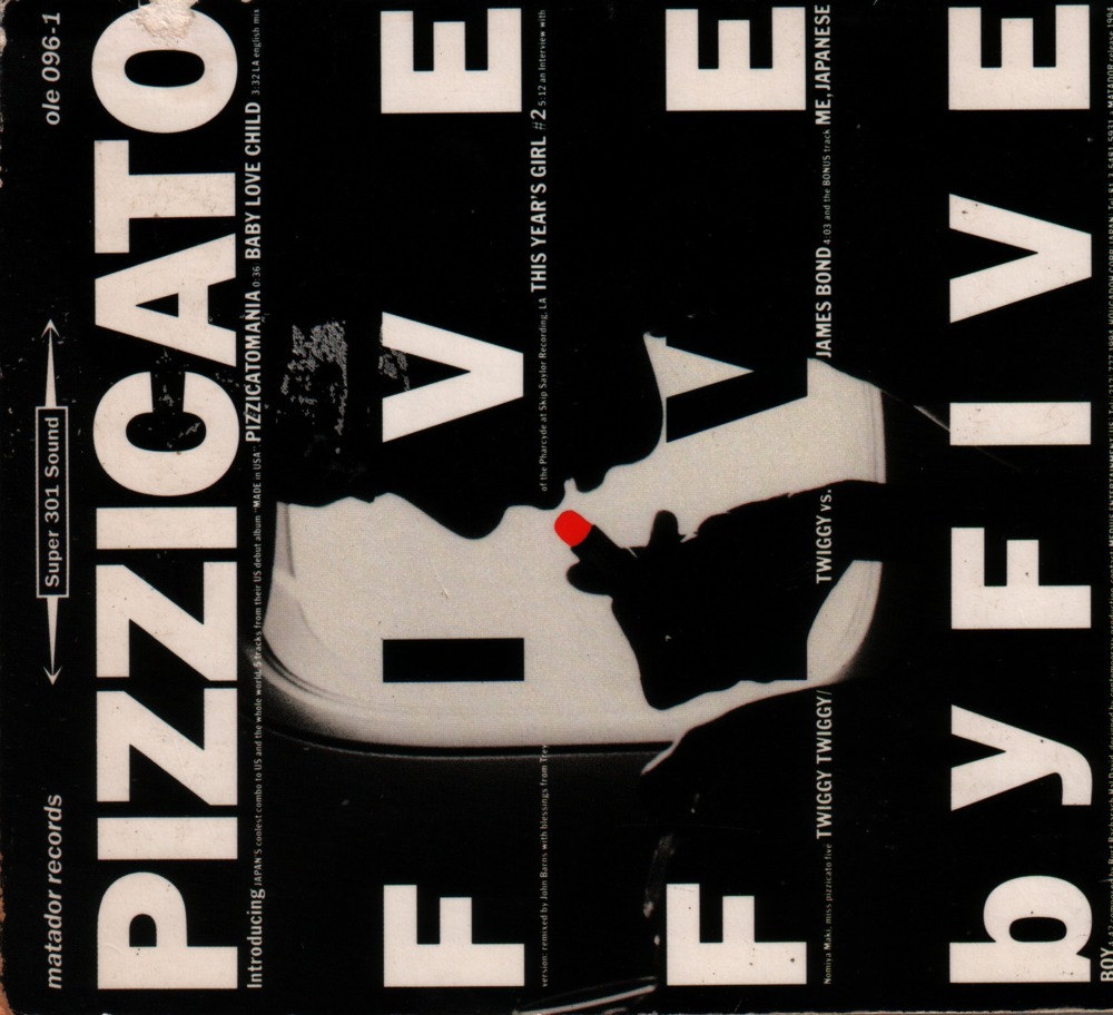 Album cover art for "Twiggy Twiggy" by Pizzicato Five