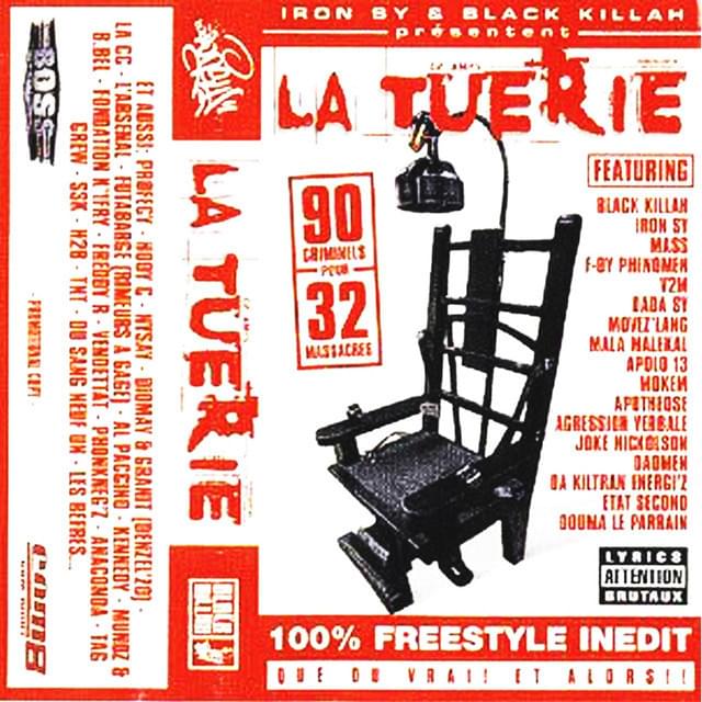 Album cover art for "J’en place une" by Mokem & Profecy