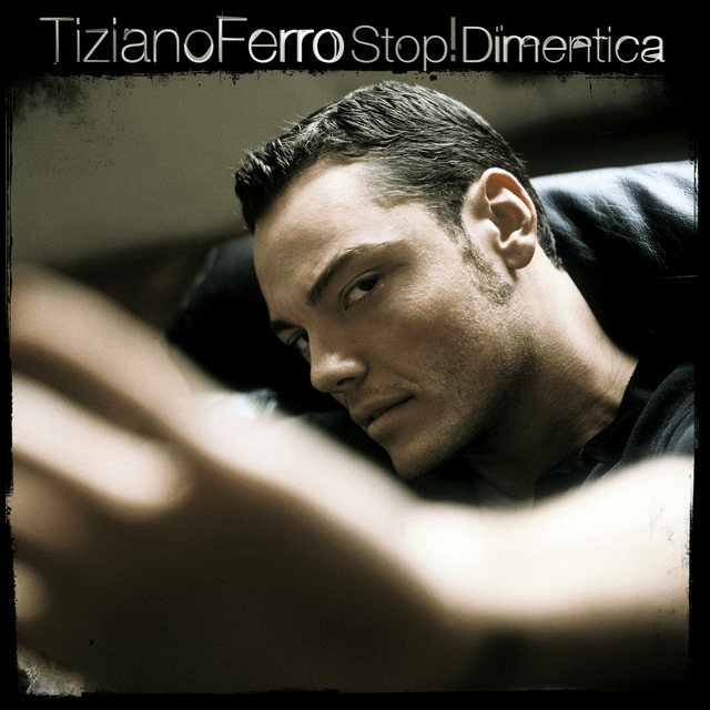 Album cover art for "Stop! Dimentica" by Tiziano Ferro