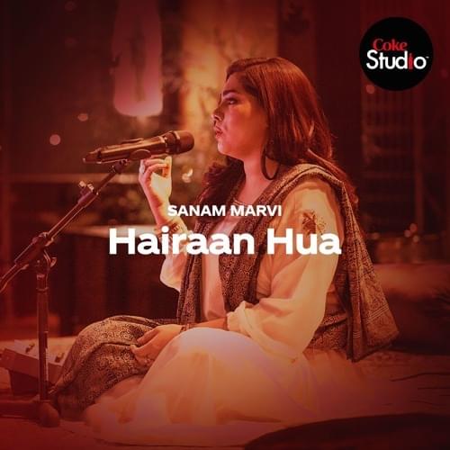 Album cover art for "Hairaan Hua" by Sanam Marvi