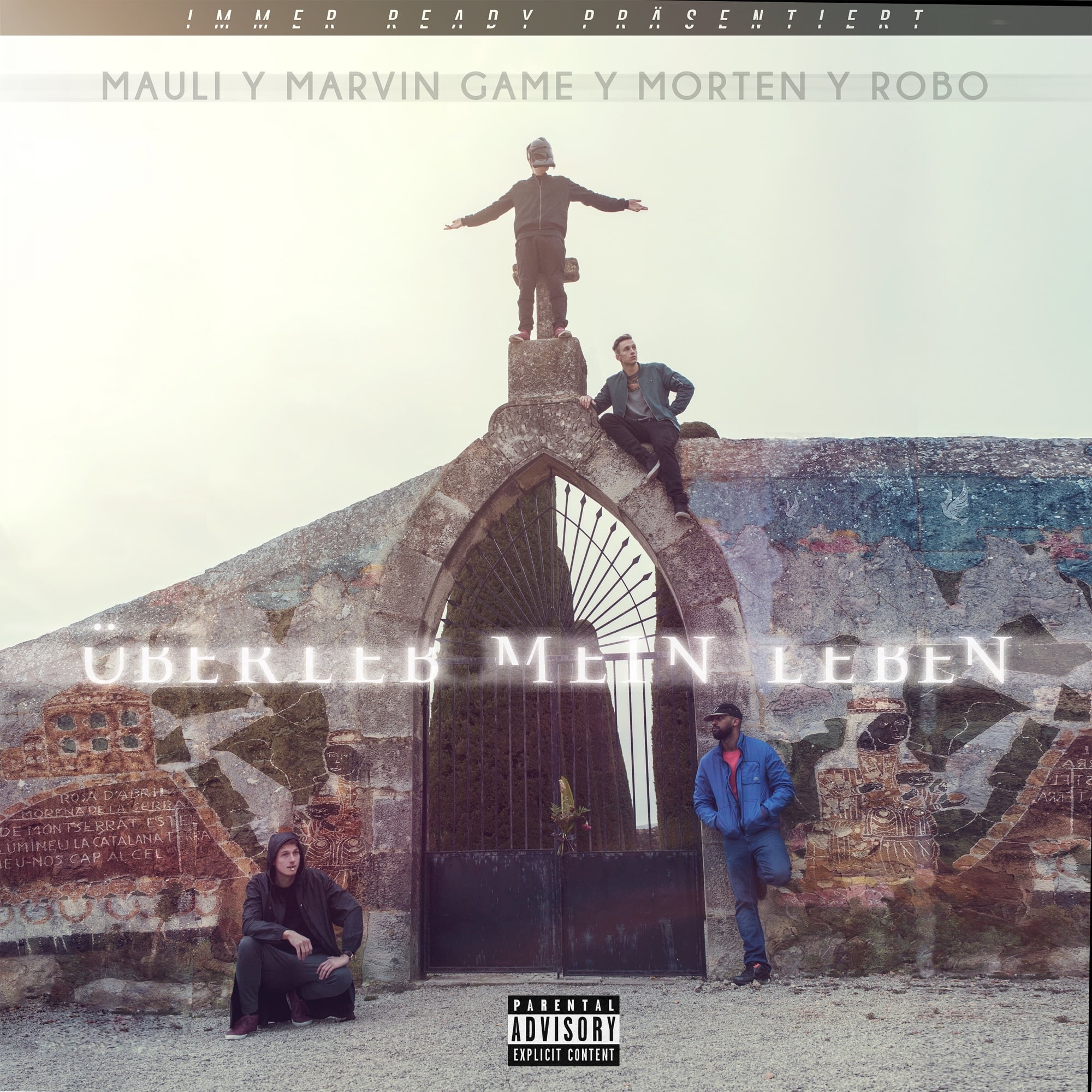 Album cover art for "Überleb mein Leben" by morten & Robo & Marvin Game & Mauli