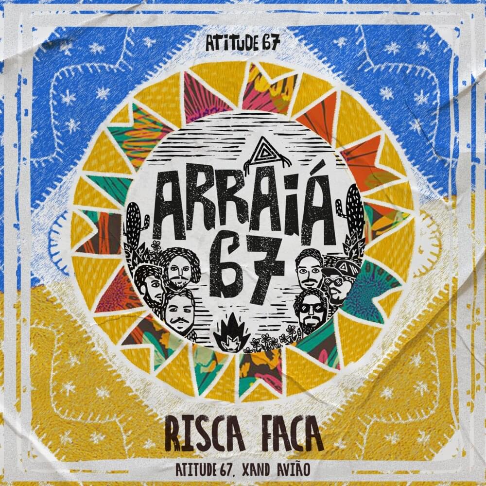 Album cover art for "Risca Faca" by Atitude 67 & Xand Avião