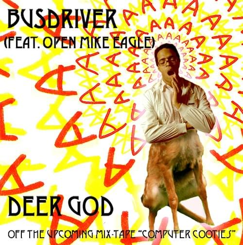Album cover art for "Deer God" by Busdriver & Open Mike Eagle