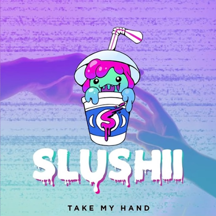 Album cover art for "Take My Hand" by Slushii