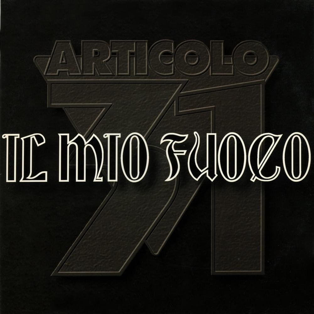 Album cover art for "Il Mio Fuoco" by Articolo 31
