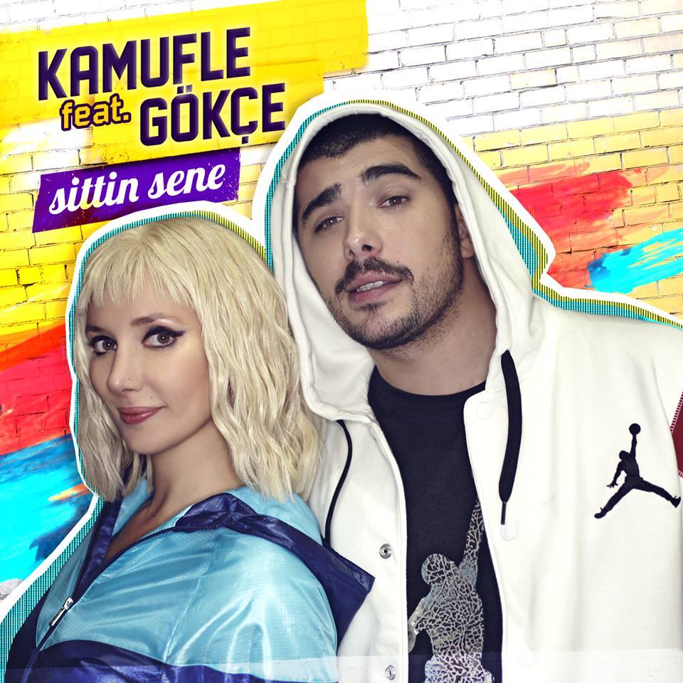 Album cover art for "Sittin Sene" by Kamufle & Gökçe