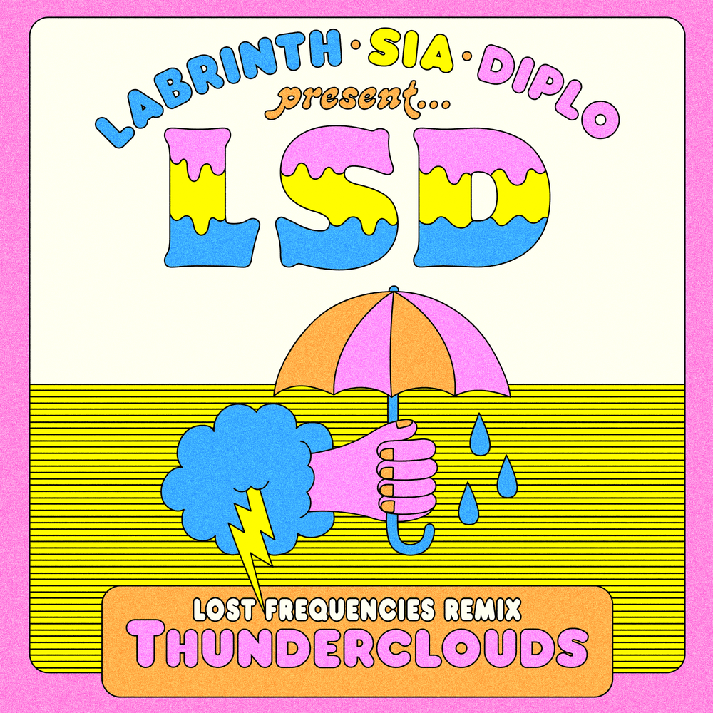 Album cover art for "Thunderclouds (Lost Frequencies Remix)" by NOW That’s What I Call Music! & Sia & Labrinth & Diplo