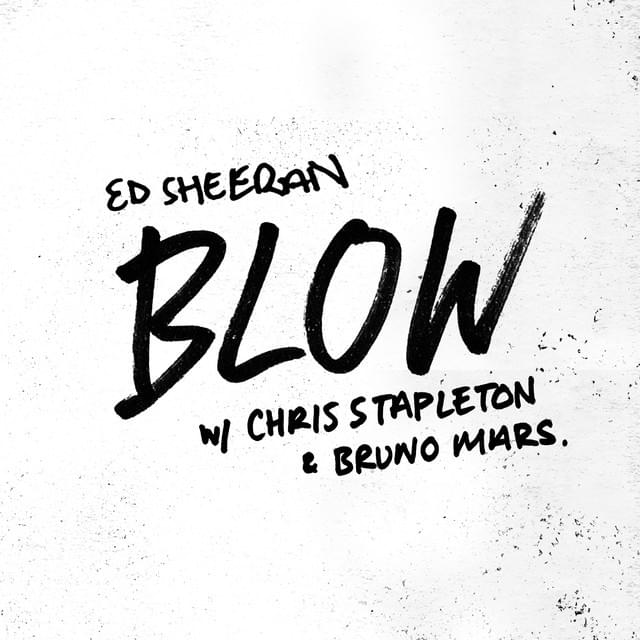 Album cover art for "BLOW" by Ed Sheeran