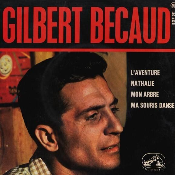 Album cover art for "Nathalie" by Gilbert Bécaud