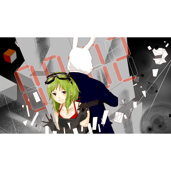 Album cover art for "ニビョウカン (Two Seconds)" by MARUDARUMA & GUMI (グミ)