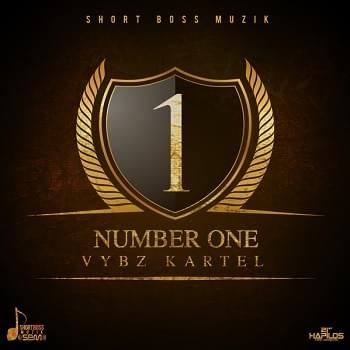 Album cover art for "Number One" by Vybz Kartel