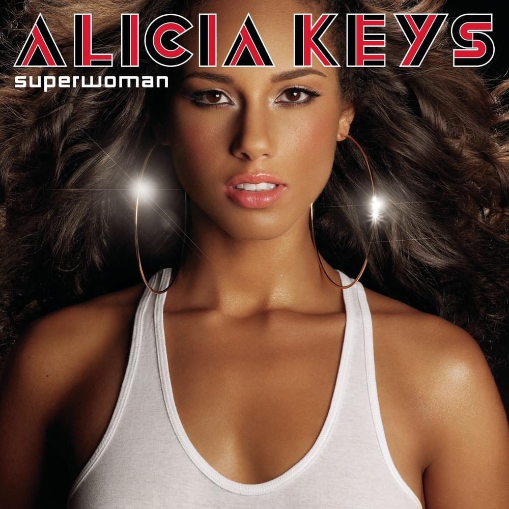 Album cover art for "Superwoman (Live)" by Alicia Keys