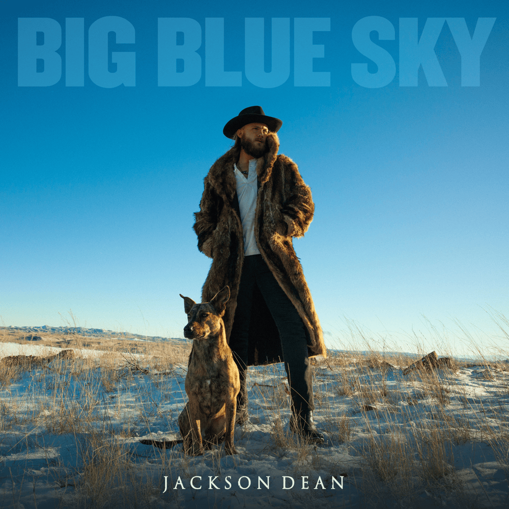 Album cover art for "Big Blue Sky" by Jackson Dean