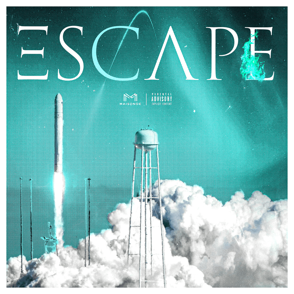 Album cover art for "ESCAPE" by lj