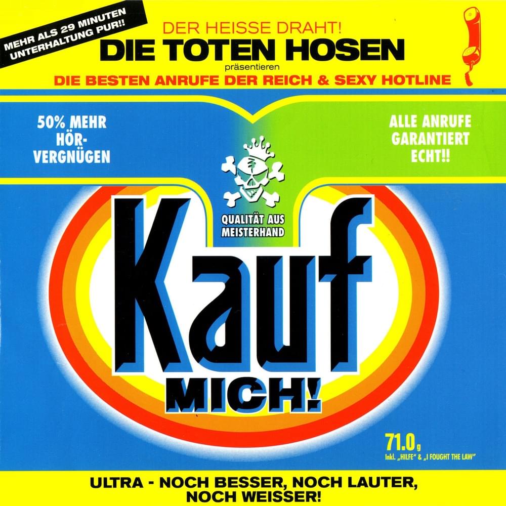 Album cover art for "Hilfe" by Die Toten Hosen