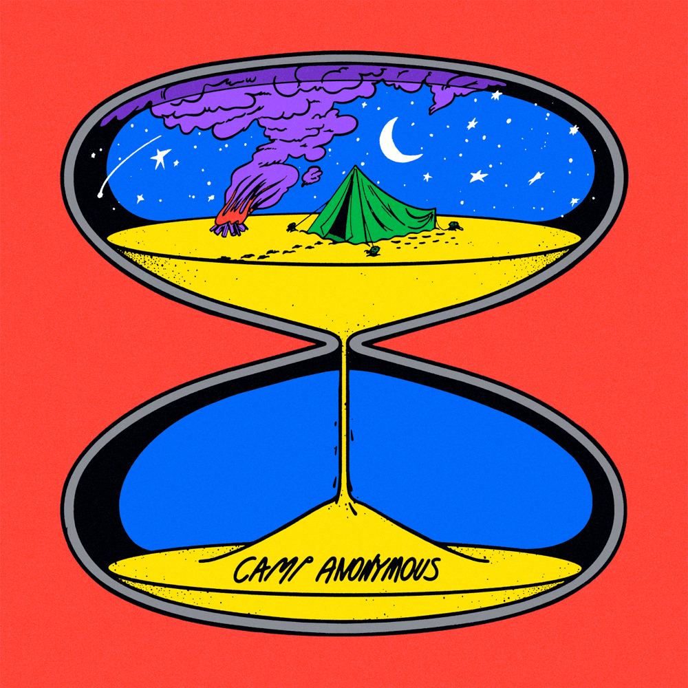 Album cover art for "Camp Anonymous" by Cautious Clay