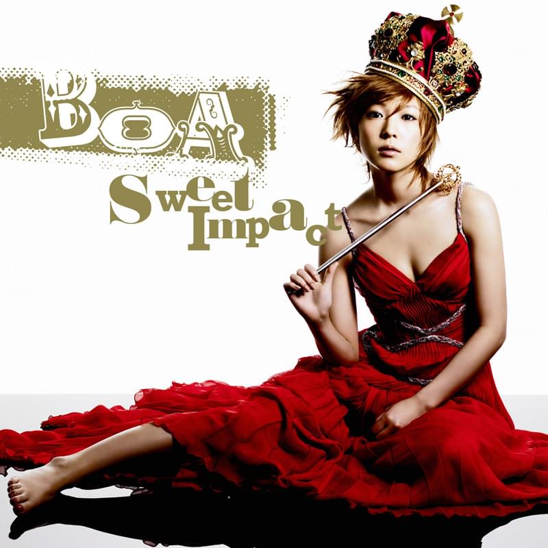 Album cover art for "Sweet Impact" by BoA (보아)
