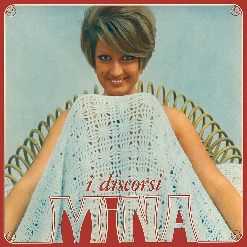 Album cover art for "I discorsi" by Mina